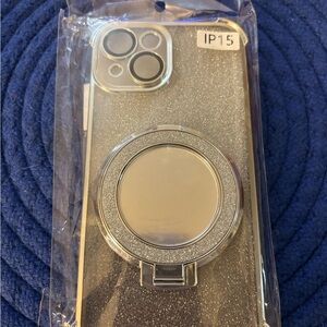Glitter Phone Case with Ring Holder for iPhone